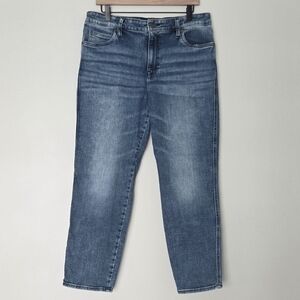 KUT from the Kloth Meghan High Rise Ankle Cigarette Jeans Womens 12 Medium Wash